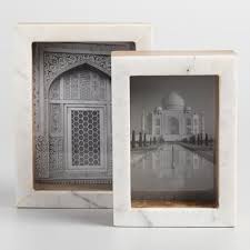 White Marble Standing Frame Frame Stand Tabletop Frames Picture Frames
