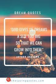 100 Best Dream Quotes About Life Love And The Future Uplated 2018 The Saying Quotes Dream Quotes Life Quotes Quotes