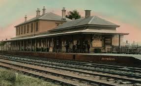 Mittagong Station 1900s Old Train Station New South Wales Scenery