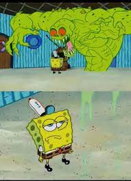 Blank Meme Template Spongebob Meets Flying Dutchman Monster Meme 2 Comics And Memes