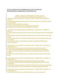 Satu tujuan hanya 1 aspek tingkah Kunci Jawaban Dan Pembahasan Soal Pdgk4101 Keterampilan Berbahasa Indonesia Sd