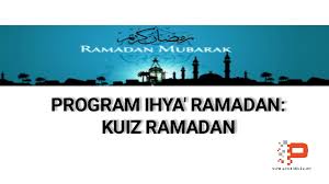 Kertas kerja sambutan kemerdekaan 2019 sayangi malaysiaku, malaysia bersih. Soalan Kuiz Sempena Ramadan Pendidik2u
