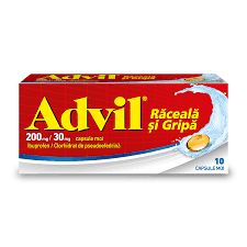 Din cauza reactiilor adverse si a costului ridicat, profilaxia cu medicamente antivirale se indica persoanelor alergice la vaccinul antigripal sau celor cu. Advil RÄƒcealÄƒ È™i GripÄƒ 200 Mg 30 Mg 10 Capsule Moi P Farmacia Tei Online