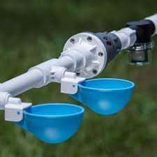 Actually, i decided to get rid of this. Amazon Com Backyard Flock Oasis Poultry Watering System Do It Yourself Kit Connects To Household Water Automatic Chicken Waterer 4 Cup Blue Garden Outdoor
