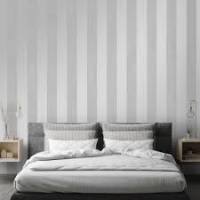 Black and white striped wallpaper bedroom. Grey Striped Wallpaper Bedroom 1000x1000 Wallpaper Teahub Io