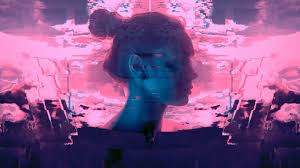 Glitch Art Vaporwave Women Closed Eyes 1080p Wallpaper Hdwallpaper Desktop Glitch Art Vaporwave Wallpaper Vaporwave
