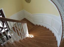 A chair railing is a historic architectural touch. Installing Chair Rail Up Staircase Diy Home Improvement Forum