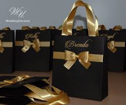 A wide variety of black and gold gift bags options are available to you, such as ivory board, kraft paper, and art paper. Black And Gold Brides Gift Bag Personalized Bridal Party Etsy Bride Gift Bags Bridesmaid Gift Bags Wedding Gift Bags