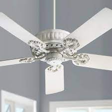 The 52span of the bloom fits well in most rooms of a home. 52 Quorum Empress Studio White Ceiling Fan 52835 Lamps Plus