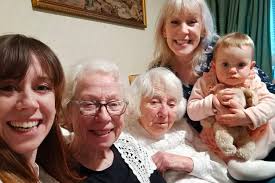 Peacehaven: Five generations celebrate great-great-grandma's birthday