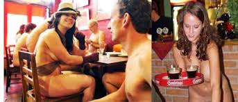 أهلا بك إلى مطاعم العراة أمــــواج