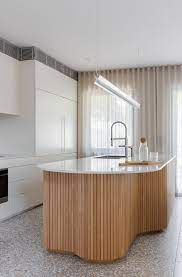 Modular kitchen design kitchen design modern kitchen designwith kitchen being one of the most used part of the home, everyone deserves a glamorous modular. Photo 9 Of 17 In Before After A Partitioned Bed And Breakfast In Sydney House Curved Kitchen Curved Kitchen Island
