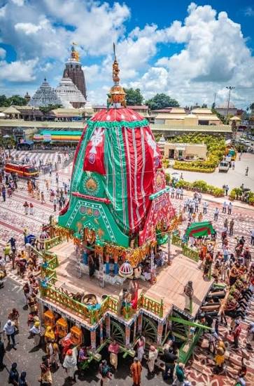 James Fergusson's 19th-century illustration of Puri, Odisha's Jagannath Rath Yatra festival