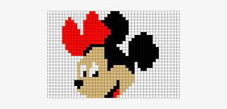Kawaii pixel art dessin facile pixels arthes get images two. Minnie Mouse Pixel Art Bugelperlen Vorlagen Kostenlos Disney Png Image Transparent Png Free Download On Seekpng