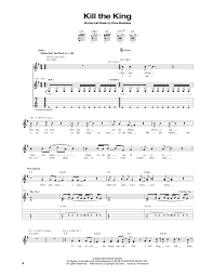 A pretty hilarious sniper game. Megadeth Kill The King Sheet Music Pdf Notes Chords Pop Score Guitar Tab Download Printable Sku 165933