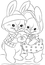 Free cars coloring pages for kids of all ages! Lapins De Paques 2 Online Coloring Pages