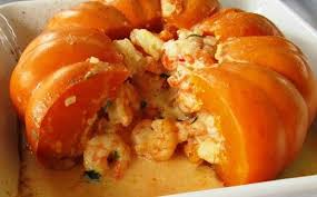 Camarão Na Moranga Facil De Fazer Camarao Na Abobora Com Um Toque De Queijo Coalho Camarao Na Moranga Camarao Receitas