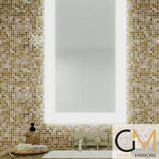 Lumiere Grand Mirrors Mirrors With Frosted Edges And Led Light In 2020 Mirror With Lights Bathroom Mirror Lights Mirror