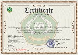 Nah, pembicara di dalam webinar biasanya merupakan seorang expert di bidang tertentu. Download Sertifikat Peserta Viral 1 Upt Pengembangan Bahasa