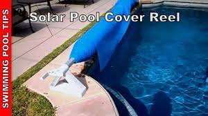 In this video, i show you a diy swimming pool solar blanket reel that my dad made. Solar Pool Cover With Reel Youtube