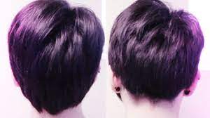 Angle the end of your. How To Cut Back Of Hair Pixie Cut Youtube