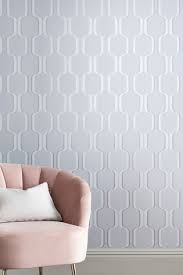 Buy Paste The Wall Glitter Trellis Wallpaper From Next Oman
