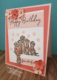 The Gang S All Meer Group Birthday Card In 2020 Stamping Up Cards Birthday Cards Happy Birthday Cards