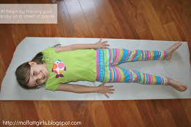 Lower your body down toward the ground. Body Tracing Activity The Moffatt Girls Measurement Activities Activities