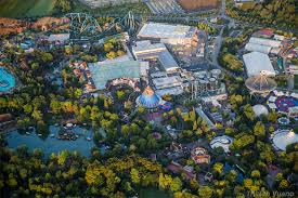 On a testé terra botanica vu du ciel ! Photo Aerienne De Europa Park Allemagne Germany
