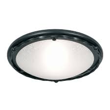 Stylized scallop shell with 3 lines of stylized waves adorn the front of the original shade. Elstead Pembroke Black Flush Ceiling Light Pb F B Black Tiffany Lighting Direct