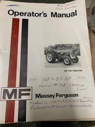 Whether it is a vintage or a modern tractor you should be able to identify the part by make and application. Manuals Books Mf 135