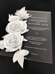Acrylic Wedding Invitation Acrylic Wedding Invitations Box Wedding Invitations Wedding Invitations