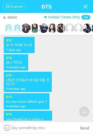 Bts On The V App Group Chat Bts Live App Chat