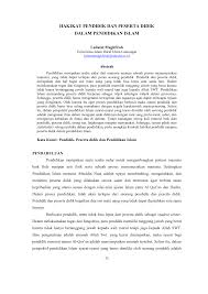 Dengan pendidikan, manusia akan paham bahwa dirinya itu sebagai makhluk yang dikaruniai kelebihan dibandingkan dengan makhluk lainnya. Http E Jurnal Unisda Ac Id Index Php Mida Article Download 1573 983
