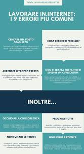 Lavorare In Internet I 9 Errori Piu Comuni Lavoro Idee Per Fare Soldi Lavori Online