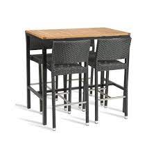 Dartmoor teak garden bar chair. Garden Bar Height Table Set Adria