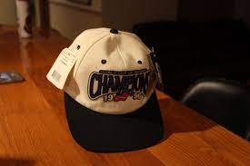 Champions Hat From The 1996 World Cup Of Hockey In Which Usa Defeated Canada Champion Hat Hockey World Cup Olympic Hockey