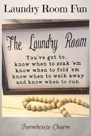 Laundry Room Sign Laundry Room Decor Fixer Upper Wall Decor Funny Laundry Sign Know When To Laundry Room Signs Farmhouse Inspired Decor Laundry Room Decor