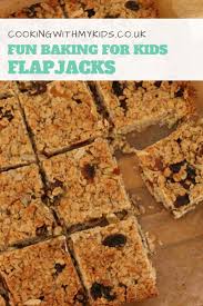Fruity Honey Flapjacks Easy Baking Recipes Healthy Flapjack Baking With Kids