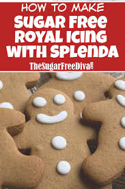 How To Make Sugar Free Royal Icing With Splenda Sugar Cookie Royal Icing Sugar Free Splenda Cookies