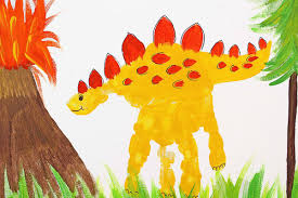 These preschool dinosaur art projects are so much fun for kids, plus they help inside: 9 Preschool Dinosaur Art Projects For Home Or The Classroom