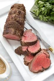 Beef tenderloin roast with cranberry balsamic sauce. Beef Tenderloin With Cognac Cream Sauce Recipe Beef Tenderloin Cream Sauce Tenderloins