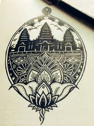 Angkor Wat Temple Cambodia Cambodian Tattoo Temple Tattoo Khmer Tattoo
