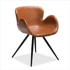 Rhea Swivel Dining Chair Light Brown In 2020 Swivel Dining Chairs Faux Leather Chair Faux Leather Dining Chairs