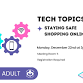 Tech Topics: Staying Safe Shopping Online event image