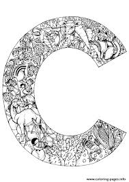 Download or print this amazing coloring page: Animal Alphabet Letter C Coloring Pages Printable