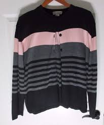 Black And Pink Cardigan Dress Barn Womens Black Pink Gray 3 Piece Cardigan Xl Shirt L Skirt Xl Set Nice Dressbarn Twinset Cardigan Pink Grey Black Pink