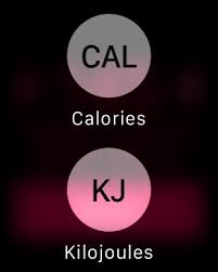 how to display calories or kj on your iphone apple watch