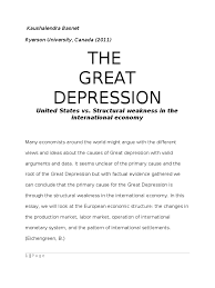 The european central bank is the de facto successor of the european monetary institute (emi). Analyze The Causes Of The Great Depression Of The 1930 Great Depression World War I Reparations