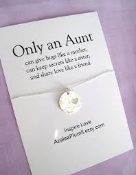 Birthday Gifts For Aunt From Niece Diy Aunt Necklace Sterling Silver Aunt Birthday Gift 60th Birthday Gift Ideas For Women Gift Aunt Gifts Christmas Gifts For Aunts 40th Birthday Gifts For Women